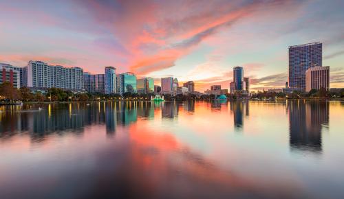 Orlando at night